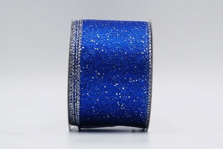 Glitter Metallic Ribbon_KF7339G-4_navy blue